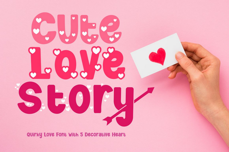 Cute Love Story字体 1