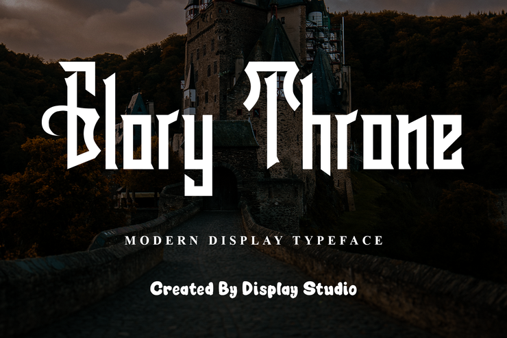 Glory Throne字体 1