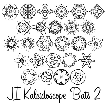 JI Kaleidoscope Bats 2字体 1