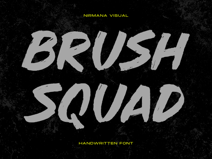Brush Squad字体 3