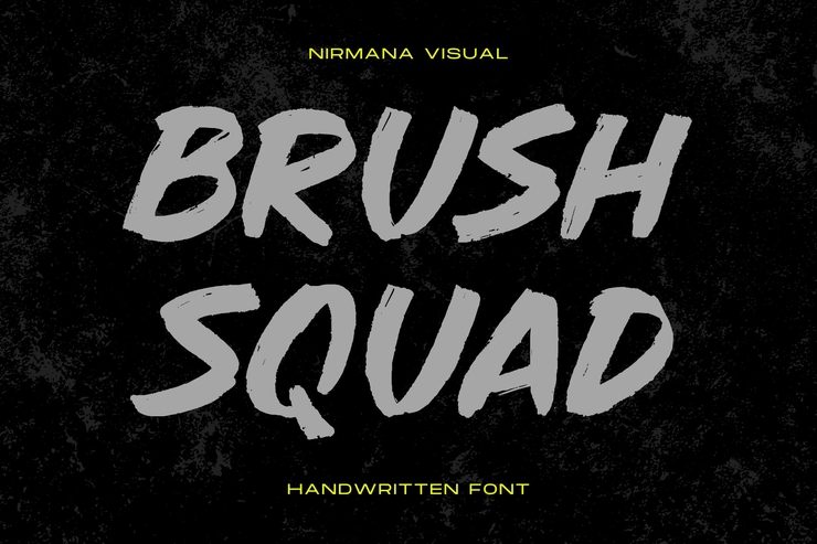 Brush Squad字体 9