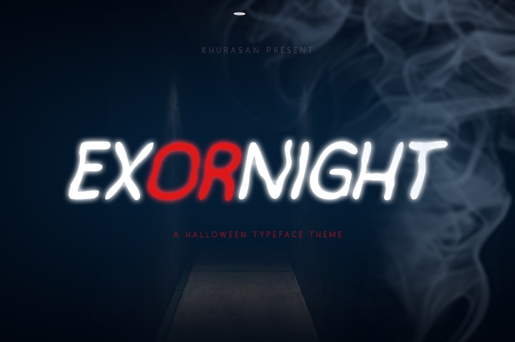 Exornight字体 1