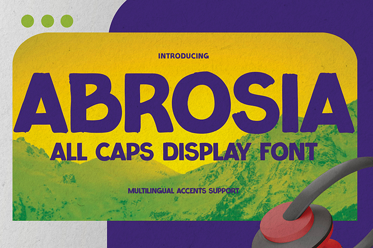 Abrosia字体 1