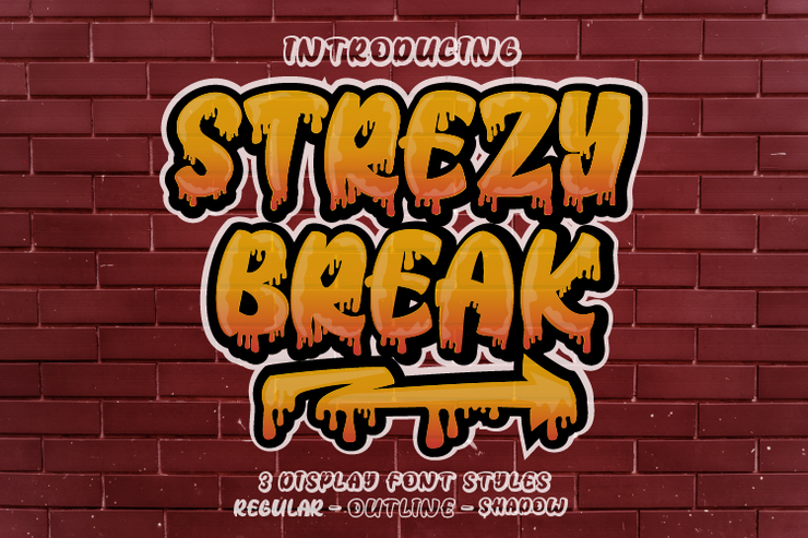Strezy Break字体 4