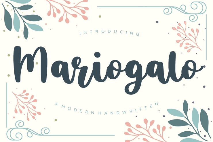 mariogalo字体 1