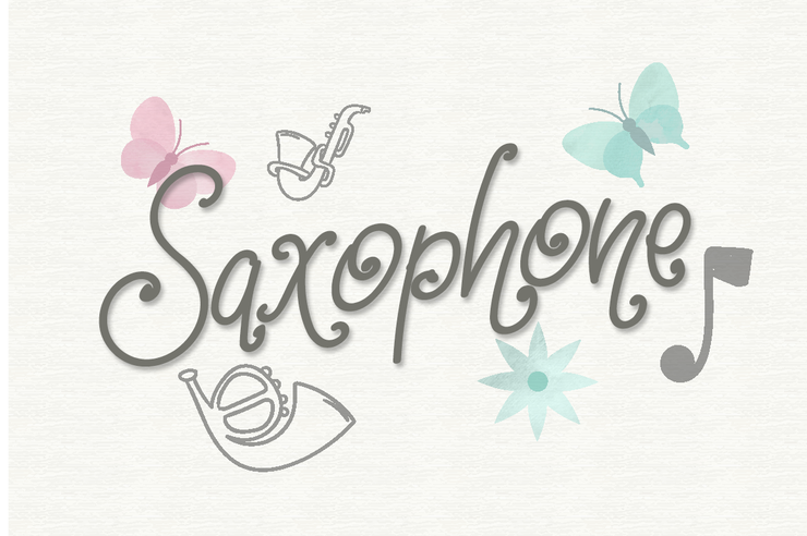 Saxophone字体 1
