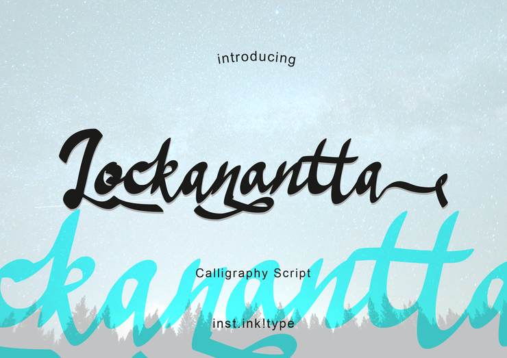 Lockanantta字体 1