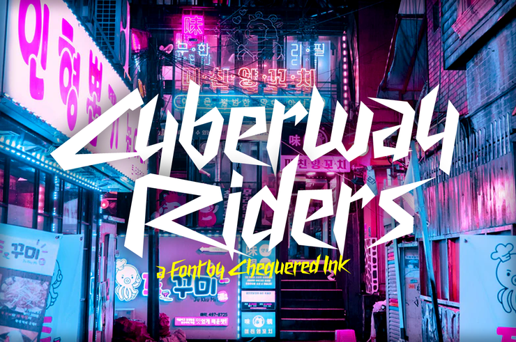 Cyberway Riders字体 1
