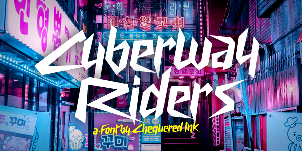 Cyberway Riders字体 2