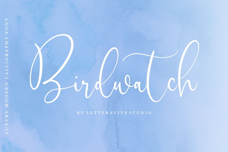 Birdwatch字体 1