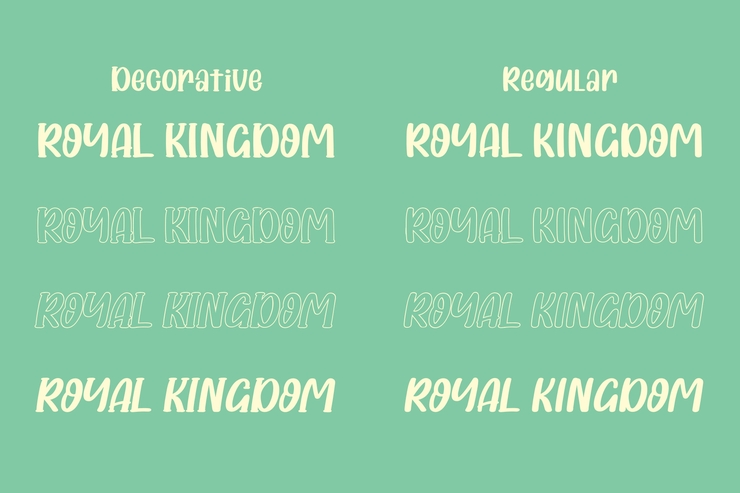 Royal Kingdom字体 3
