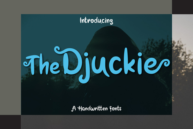 The Djuckie字体 1