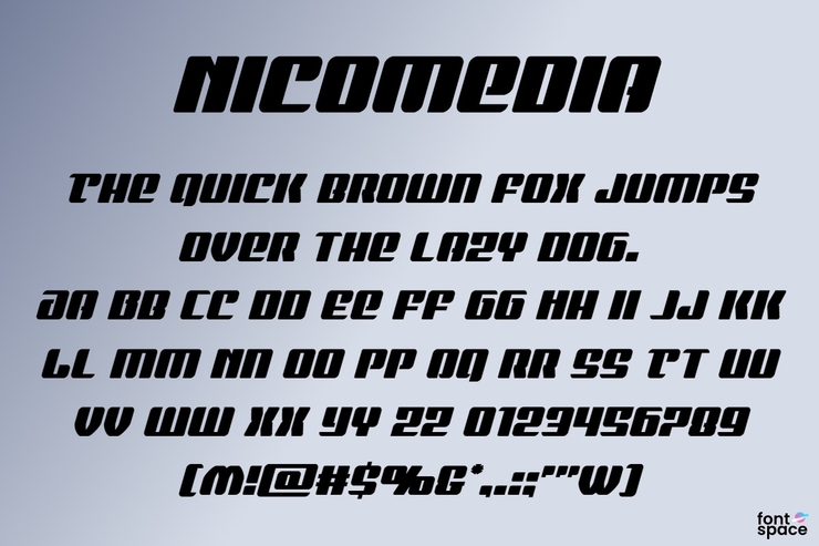 Nicomedia字体 3
