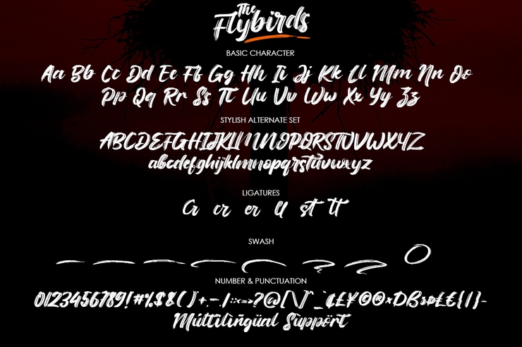 The Flybirds字体 5