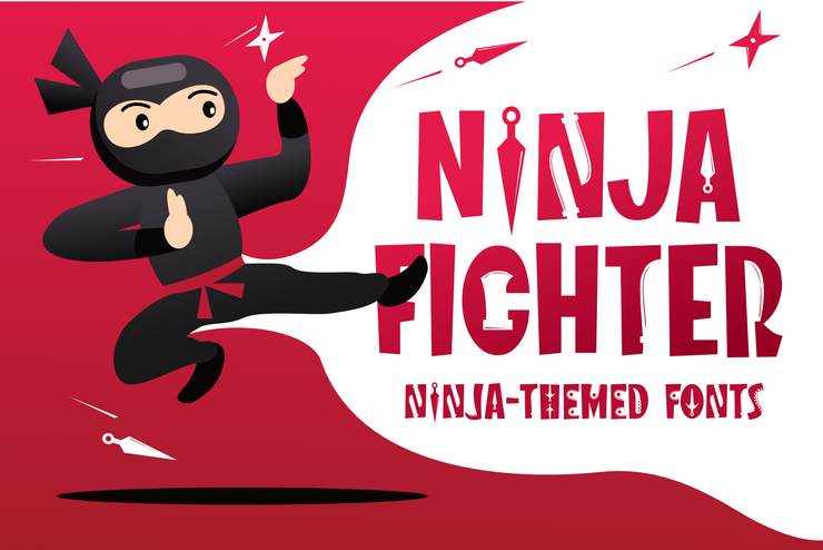 NINJA FIGHTER字体 3