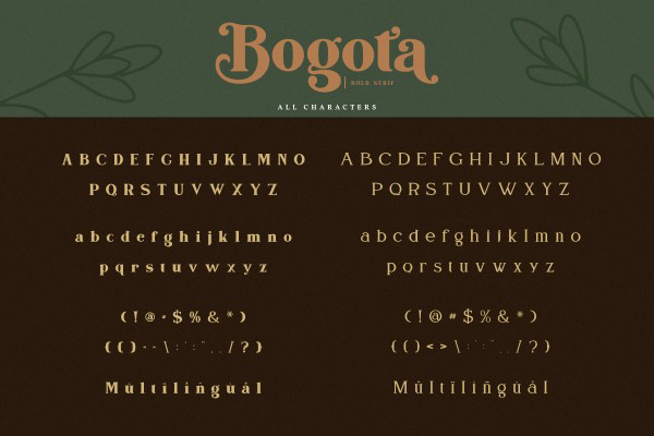 Bogota Bold字体 2