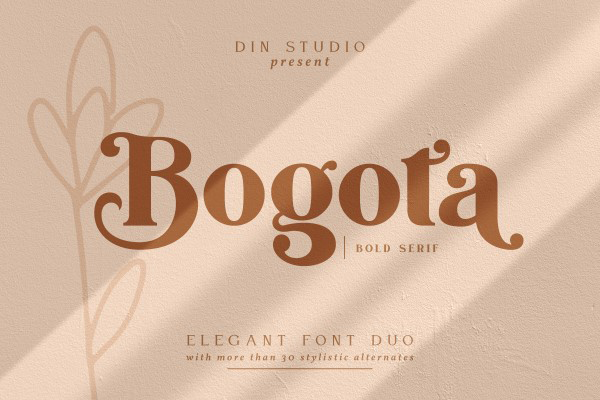 Bogota Bold字体 3