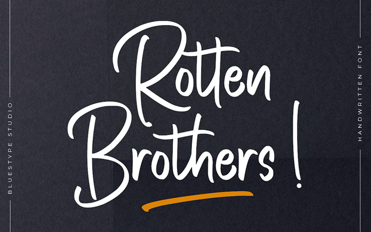 Rotten Brothers字体 1
