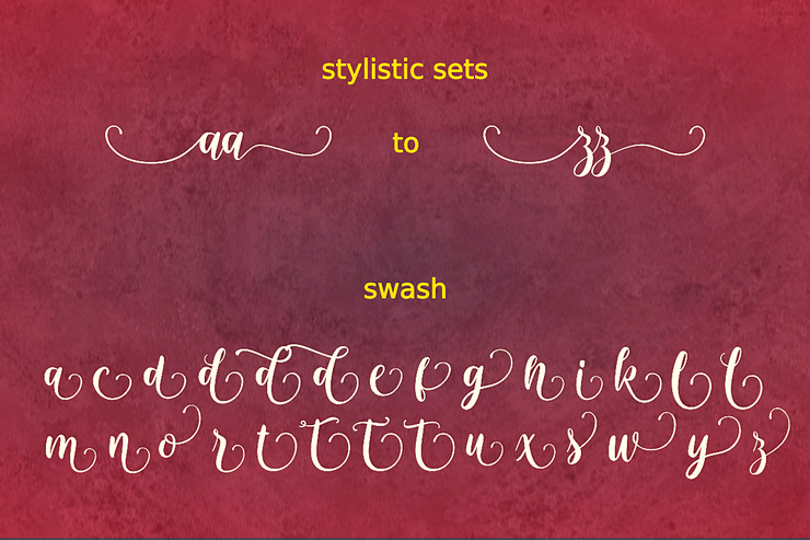 Charming Couple字体 10