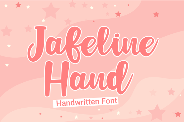 Jafeline Hand字体 7