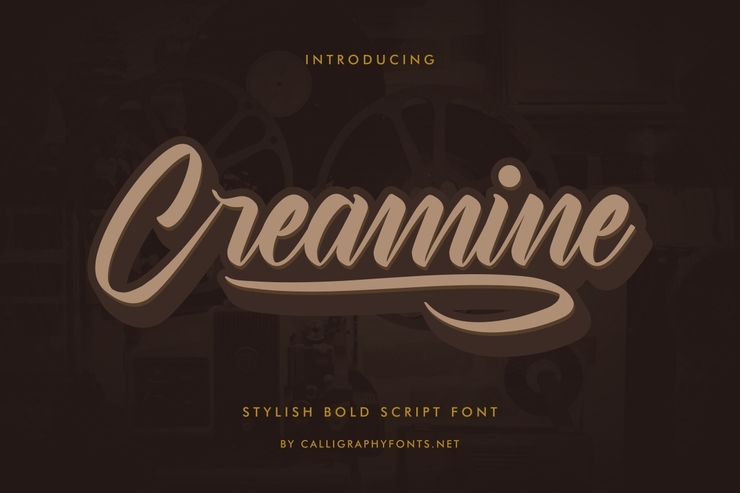Creamine字体 1