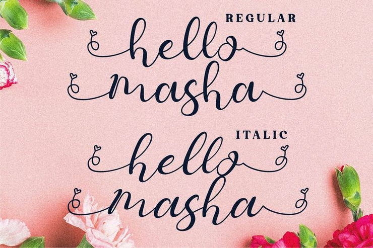 Hello Masha字体 5