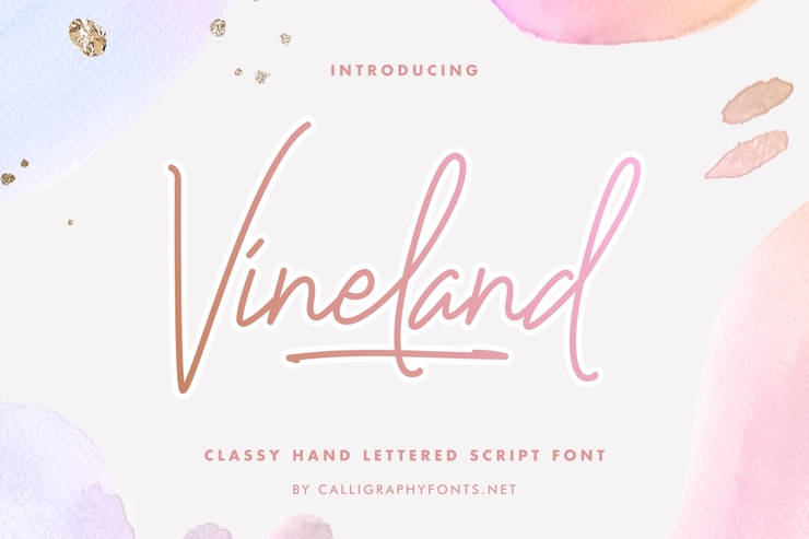 Vineland字体 1