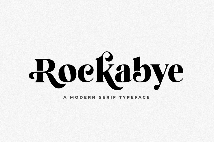Rockabye字体 5