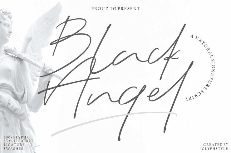 Black Angel字体 2