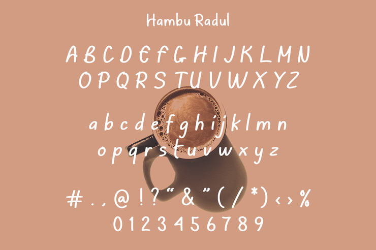 Hambu Radul字体 4