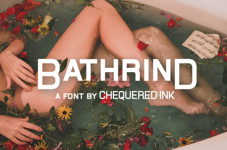 Bathrind字体 1