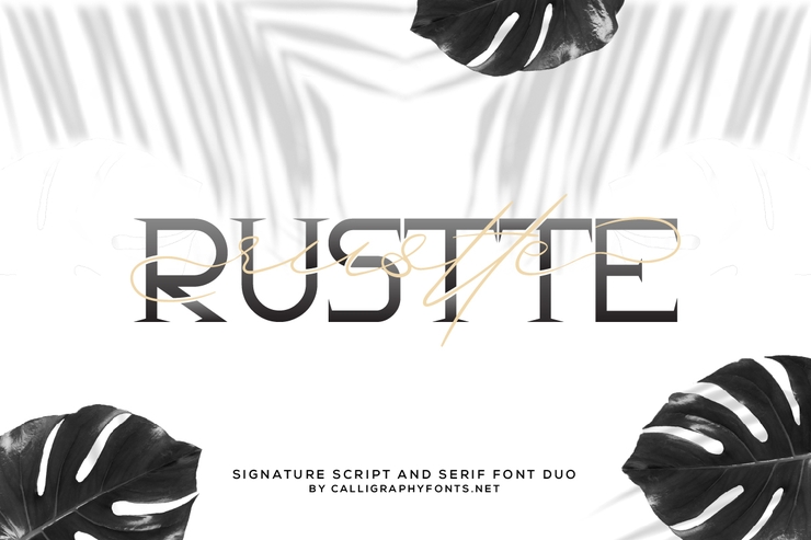 Rustte字体 1