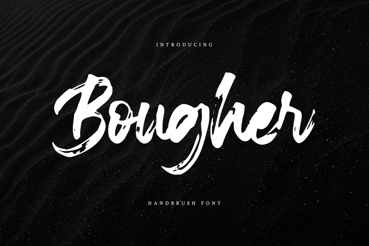 Bougher字体 1