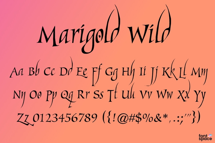 Marigold Wild字体 1