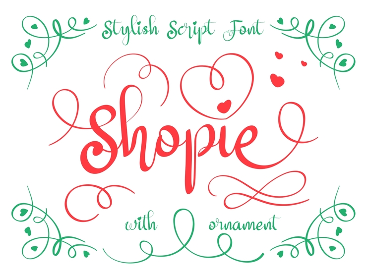 Shopie字体 2