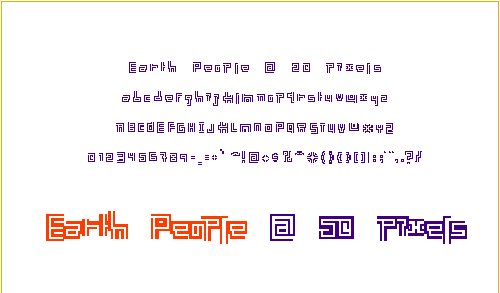 Earth People字体 1