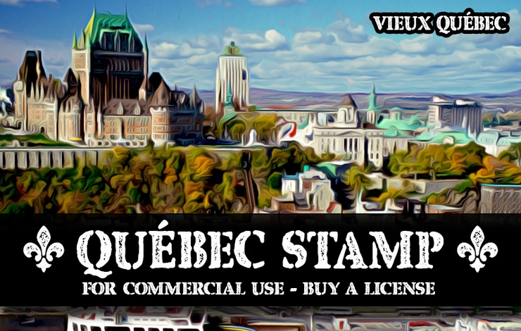 CF Quebec Stamp字体 1