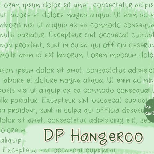 DPHangeroo字体 1