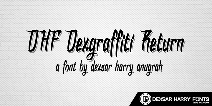 DHF Dexgraffiti Return字体 4