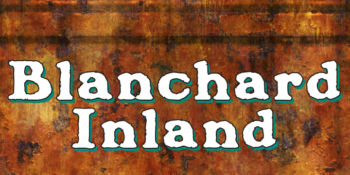 Blanchard Inland字体 1