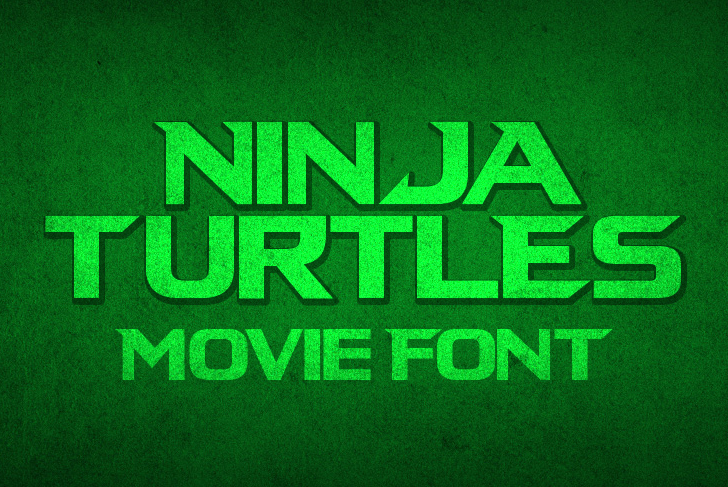 Ninja Turtles字体 1