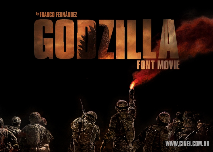 Godzilla MovieFont字体 1