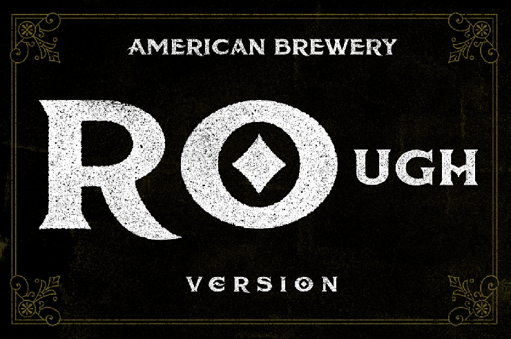 American Brewery Rough字体 2