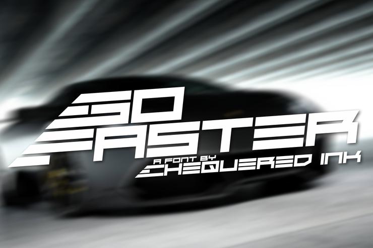 Go Faster字体 1