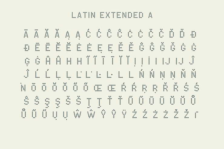 StreetDot Demo字体 2