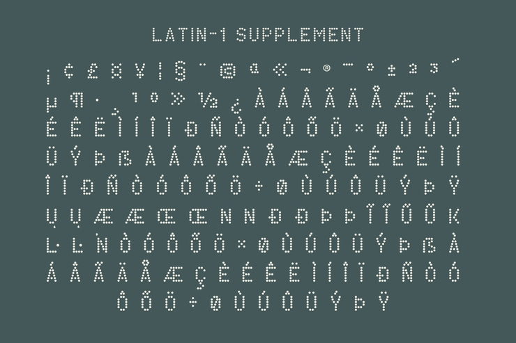 StreetDot Demo字体 7