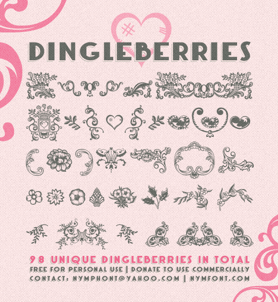Dingleberries字体 4