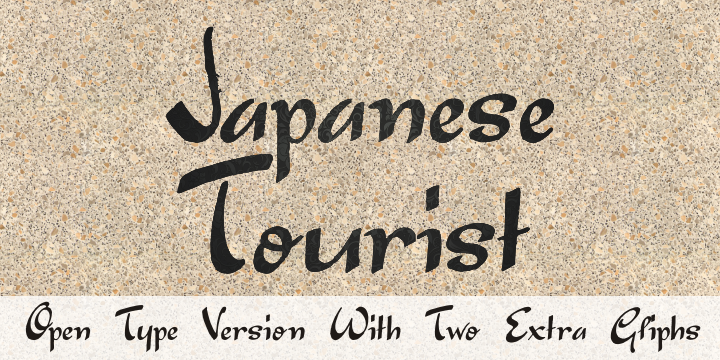 Japanese Tourist字体 1