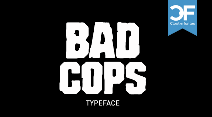 CF Bad Cops字体 1