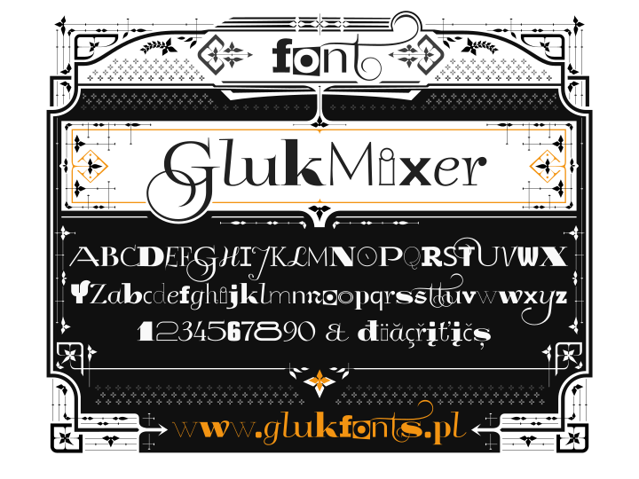 GlukMixer字体 1